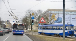 Trams en trolleybussen in Riga